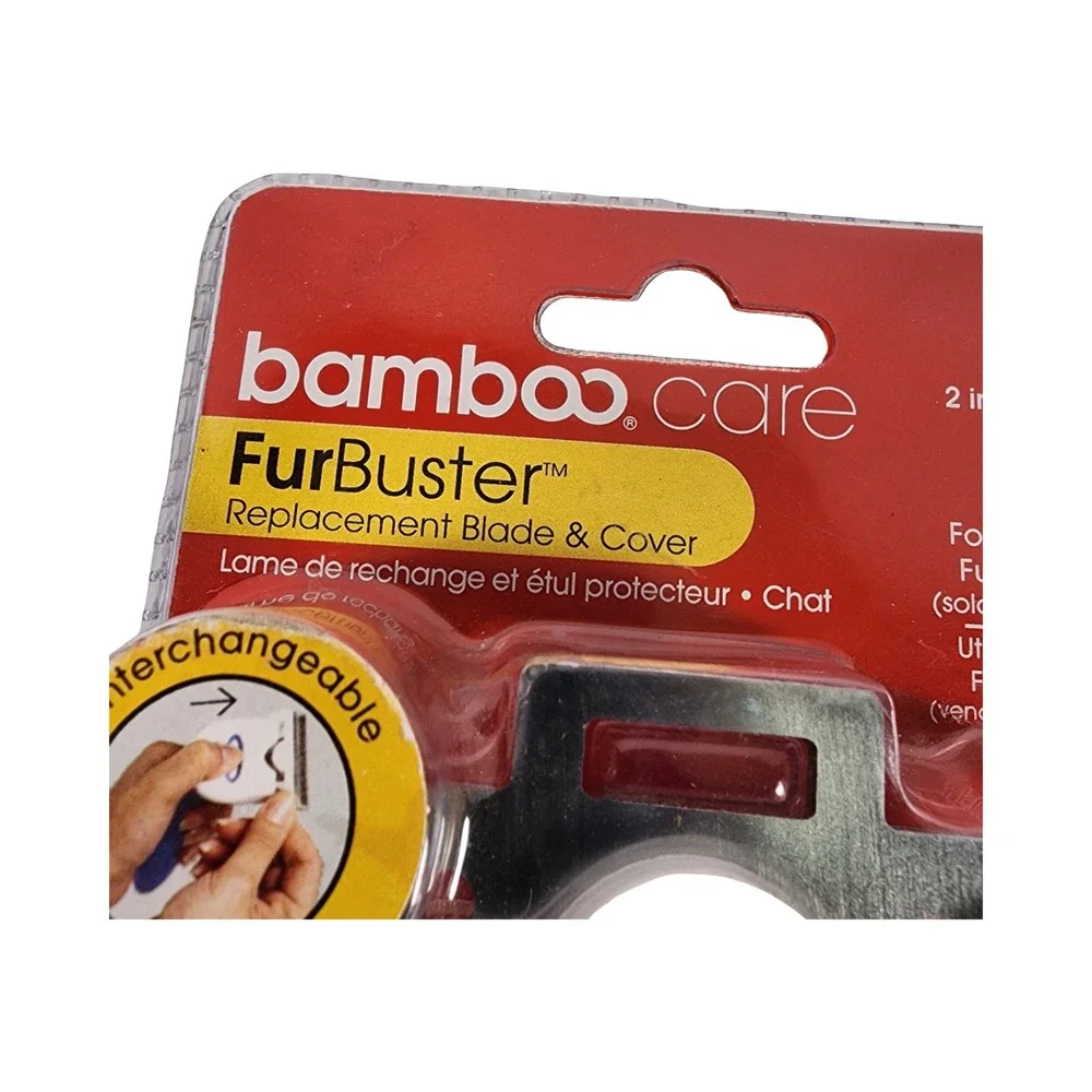 Bamboo Care FurBuster Cat Replacement Blade and Cover‎ 2 Inch Small 20063 NEW